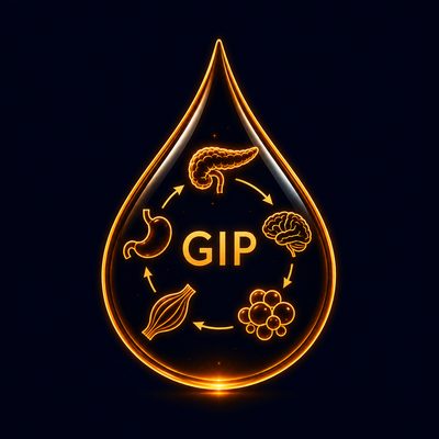 Vía GIP: regulación de glucosa